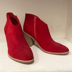Jeffrey Campbell red booties